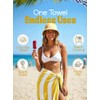 Oversized Cabana Beach Towels Set of 4 - Soft Cotton,