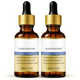 Gloramd Face Lifting Serum, Anti-Aging Serum Essence Oil with Botanical Extracts Peptide & Collagen, Firming & Moisturizing Skin Care