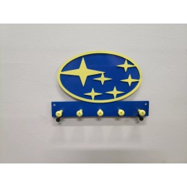 Home Decor Subaru Key Rack Metal Wall Art Plasma Cut Home Decor Gift Idea