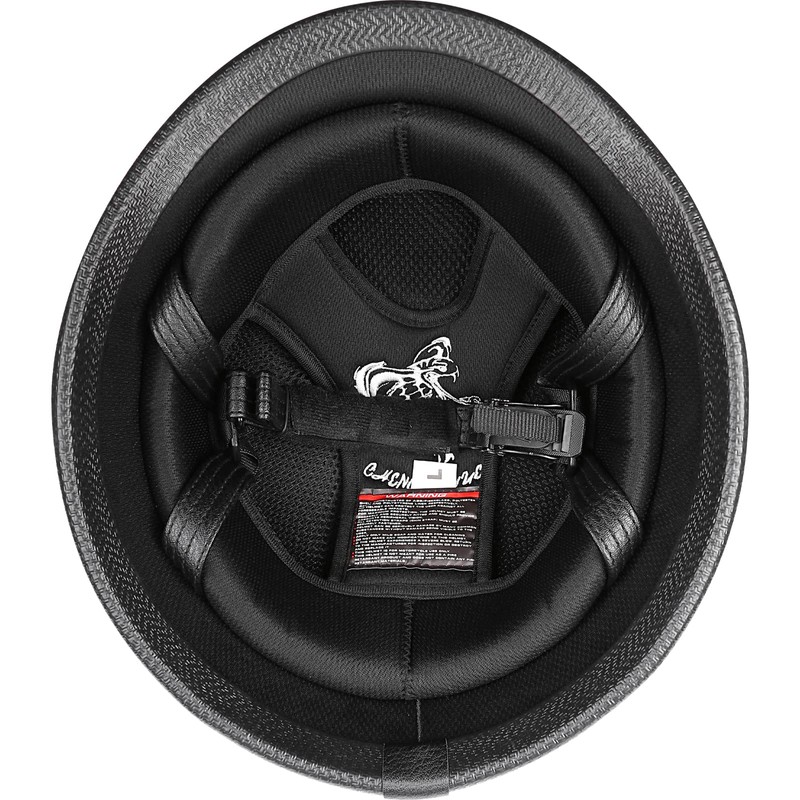 Yesmotor Motorcycle Half Helmet Retro German Handmade Leather Half Face