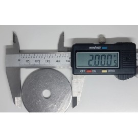 Fastener Tool & Supply Lot of 24 - Extra Thick Fender Washers 430 Stainless Steel 2", For 5/16" Bolts.