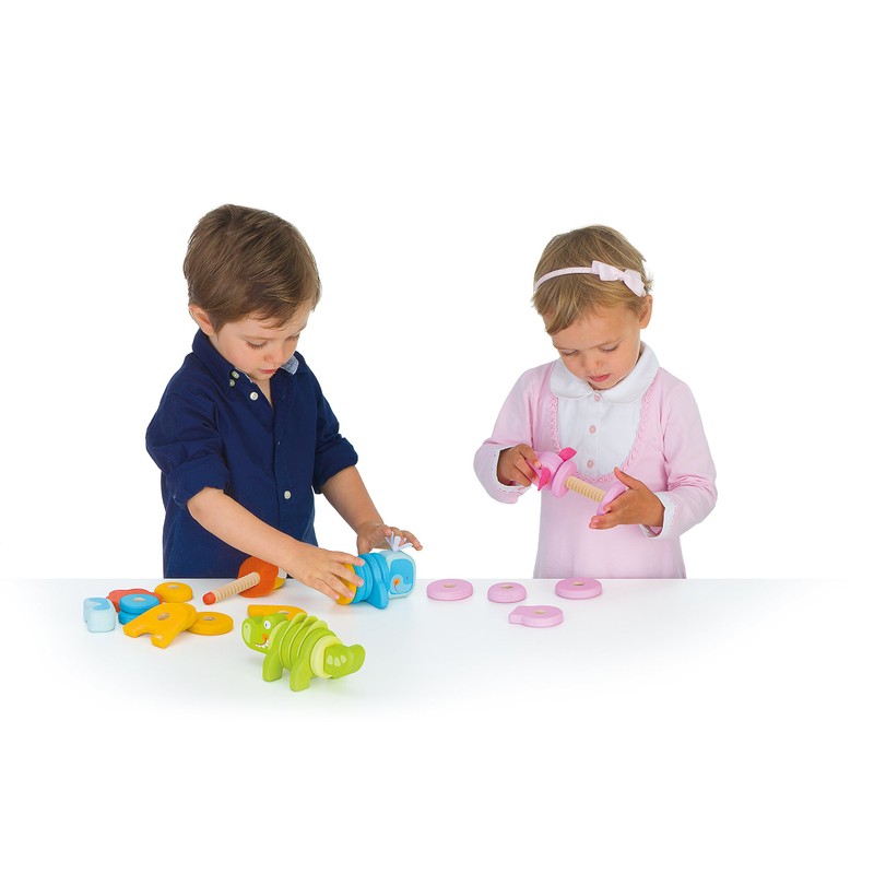 Sevi Twist Untwist Pig Building Toy