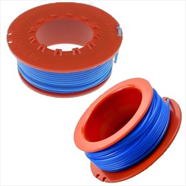 Lolwwglm 2Pcs Flymo ET21 Strimmer Spool Replacement - 1.5mm Autofeed Spool & Line Compatible with Mini Trim ST, Fly031, McCulloch MT21 (Premium Replacement Spool Kit)