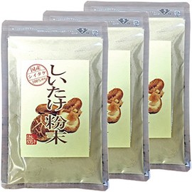 [100% Made in Japan] Shiitake Mushrooms, Powder Free, 2.5 oz (70 g) x 3 Bag Set, Sugamo Teahouse Sannenen