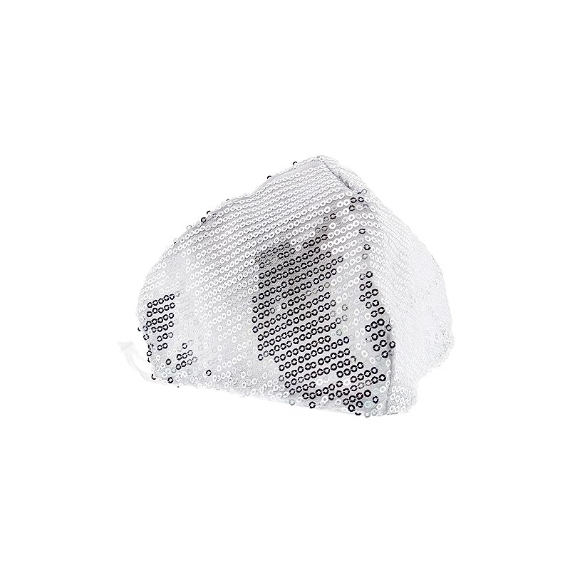 Zac's Alter Ego Stylish Shiny Sequins on Mesh Face Mask