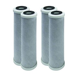 4-Pack Replacement WaterPur CCI10CLW12 Activated Carbon Block Filter - Universal 10 inch Filter for WaterPur CCI-10-CLW12 Water Filter Housing