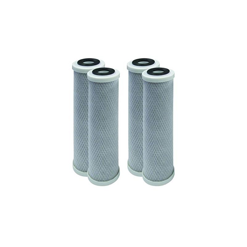 4-Pack Replacement WaterPur CCI10CLW12 Activated Carbon Block Filter - Universal