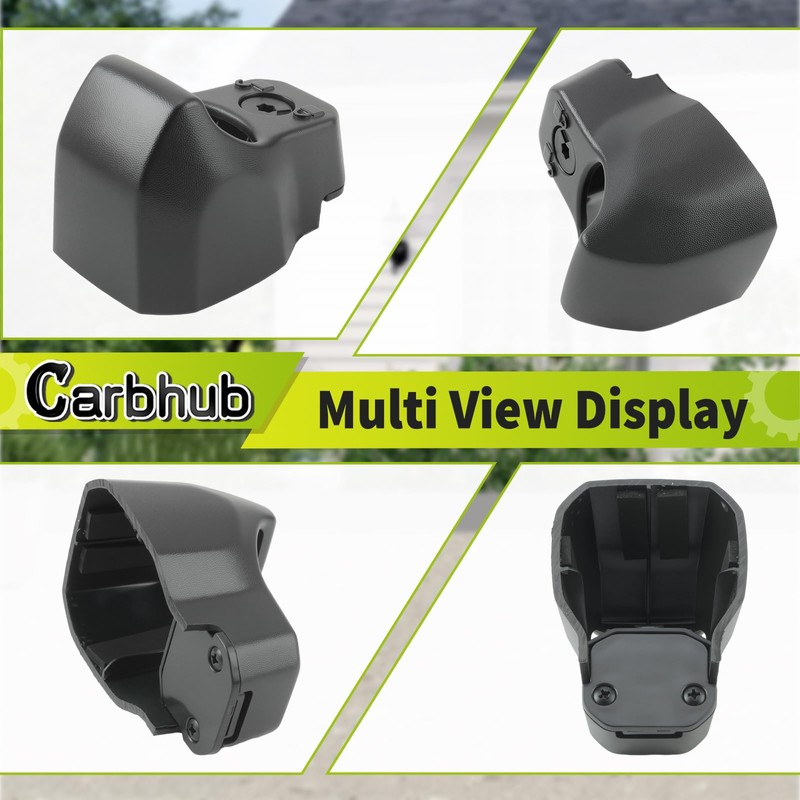 Carbhub Black Rear View Backup Park Assist Camera Bezel Cover