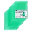 Plus A4 Clear Holder, Pack of 10, green