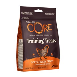 Wellness CORE Wellness CORE Training Treats, 170g, Chicken & Berries, Soft Dog Treats for All Dog Breeds, All-Natural, Grain-Free, High Meat Content, Protein-Rich, Ideal Size for Training