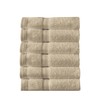 Arm & Hammer Performance Towel Washcloth Set, 6 Piece, Khaki