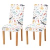 Kigai Cute Funny Kids Dinosaurs Chair Covers Set of 2,