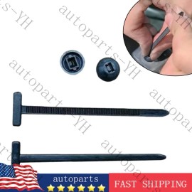 Unbranded 50pcs Black Nylon Cable Zip Ties Heavy Duty Wire Cord Strap Wrap