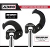 ARES 33004 - 11-Inch Basin Wrench with Adjustable Jaw -