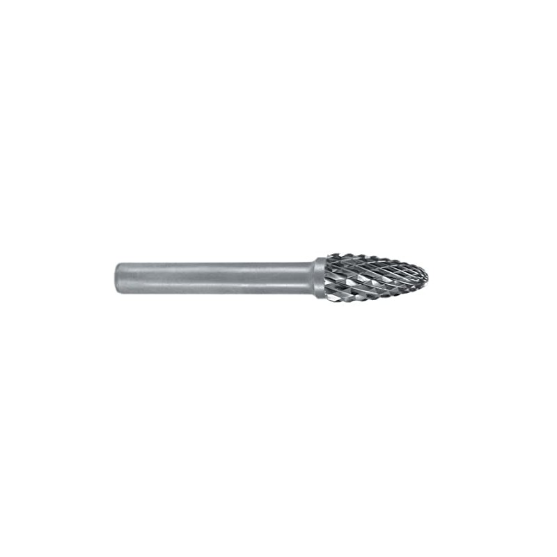 Ruko 116030 Hartmetall-Frässtifte HM Form F Rundbogen (RBF) 6,0 mm