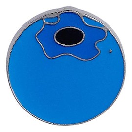 Flairs New York Broche de solapa esmaltado hecho a mano (mini arándano, 1 pin), Mini arándano, 1 Pin