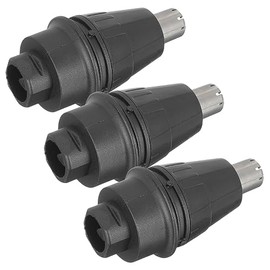 3pcs Nose Hair Trimmer Replacement Heads for Male Hair Trimmers Full Body Washable Shaver Accessory Easy to Install Durable Razor Clip for Beard Cleaning