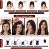 Uaismewow Hair Toppers for Women Light Grey Remy Hair Toppers