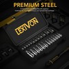 LEXIVON Master Torx Bit and Socket Set, Premium S2 Alloy