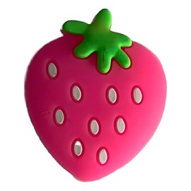 Kryoflare Tennis Racket Vibration Dampener, Pink Strawberry Design, Silicone Shock Absorber, Cartoon Shape Tennis Racquet Shock Absorbers Tennis Racket