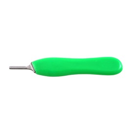 Excel Scalpel Handle #5, Green Plastic Grip - Fitting Surgical Blades #10 Thru 15