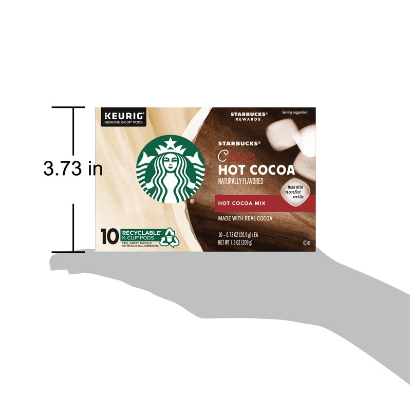 Starbucks Hot Cocoa K-Cup Coffee Pods (10 Count (Pack of