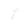 Fake Belly Ring Silver Heart Clip On Piercing Navel Hoop