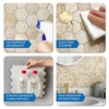 MOFIT Hexagon Peel and Stick Backsplash Tiles Kitchen,Self-Adhesive Metal and