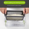 Fleymu Manual Vegetable Cutter (16 Pieces), Multifunctional Mandolin, Vegetable Slicer