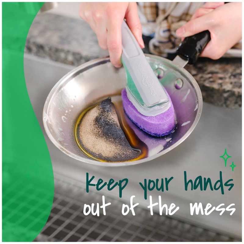 Scotch-Brite Scrub Dots Dishwand Refills for Cleaning Kitchen, Bathroom, and