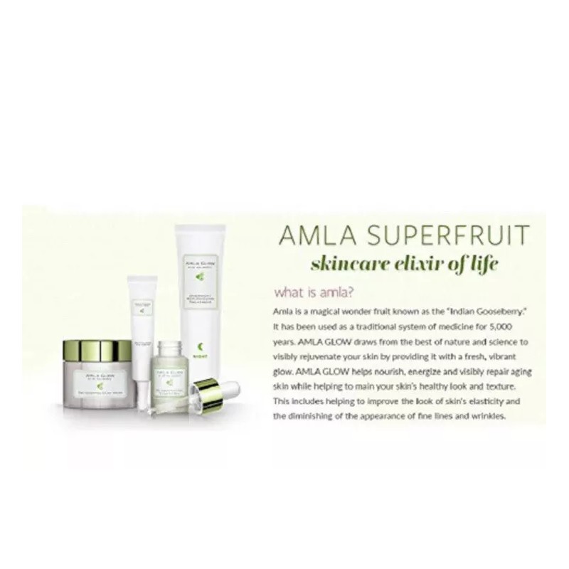 Alma Glow Rejuvenating Youth Oil Lightweight Nourish Skin Reduces Wrinkles