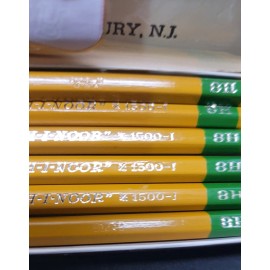 Koh-I-Noor VINTAGE KOH-I-NOOR PENCILS 1500-I /8H L&C HARDTMUTH (NEW OLD STOCK)