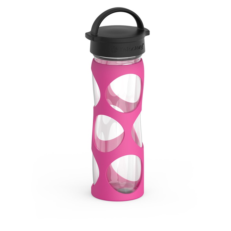 Lifefactory 16oz Bottle Classic Cap Orbit Pink