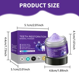 YANINEE 50 g Tooth Powder Against Discolouration, Teeth Whitening