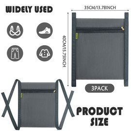 Bolsa de red de lavado y secado para secadora, 15.7 x 13.8 pulgadas, bolsas grandes de malla HoneyComber con cierre y correa para zapatos, ropa, herramienta de bolsa reutilizada de lavandería (2