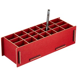 Werkhaus XL Pencil Box Dark Red 515g SON2007-27 19 Count (Pack of 4011) Red