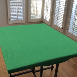 CAIT CHAPMAN HOME COLLECTION Felt Game Table Cover 40" Wide Fabric fits 34"-36" Square Table (Fitting 34"-36" Square Table)