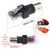 EMSea BNC Female to RJ45 Male RF Coaxial Connector Coupler