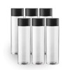 6-Pack Bulk Empty Plastic Juice Or Water Bottles with Caps