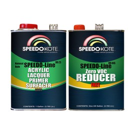 Speedokote Acrylic Lacquer Primer Fast Kit, SMR-275 & SMR-0065 For California, Delaware, or Maryland, order SMR-277 and SMR-0065