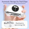 YunLuna 3-in-1 Electric Nail Clippers with Light Safe for Baby
