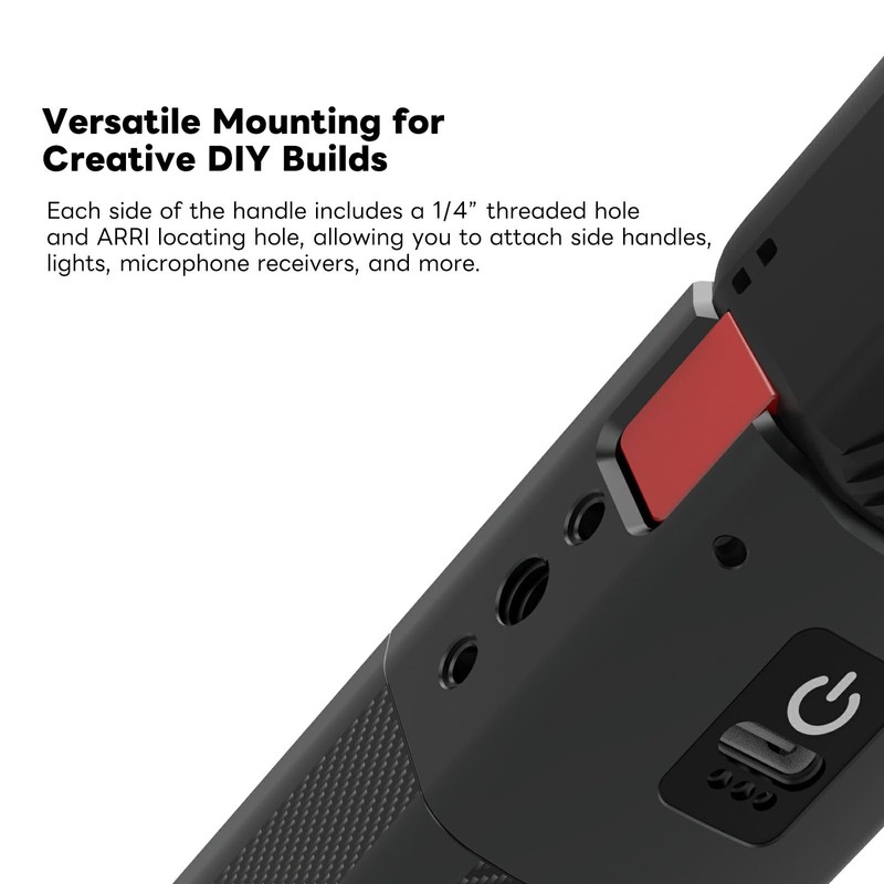 Metal Battery Charging Handle for DJI Osmo Pocket 4 3/Xtra