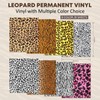 Tintnut Vinylfolie Plotter, 8Pack 30cmx 25cm Leopard Plotterfolie Vinyl mit