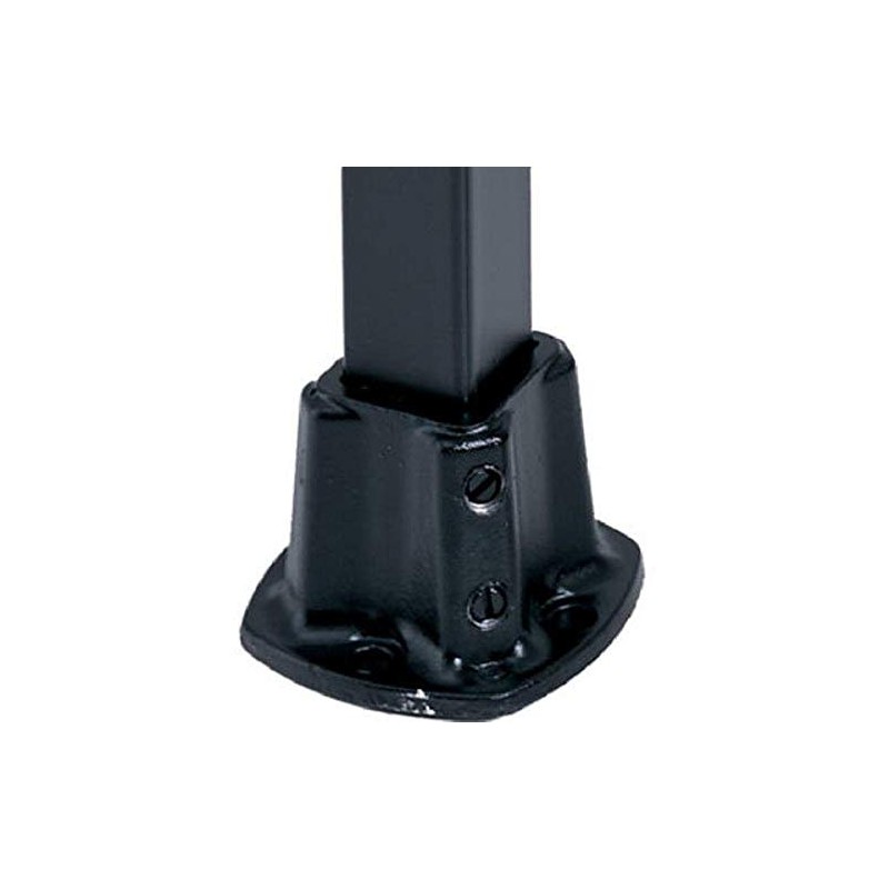 GILPIN IRONWORKS 579 1-1/4BLK Floor PostFlange