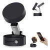 Soporte Celular Auto Magnético Qzgyoool Ventosa Ajustable Negro
