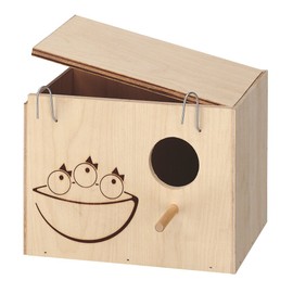 Ferplast Bird Box, Bird House Nesting Box, Nest Birds, FSC Wood
