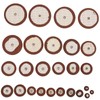 26 Pieces Saxophone Pads, Multiple Sizes, Premium Sheepskin Material, Saxophone