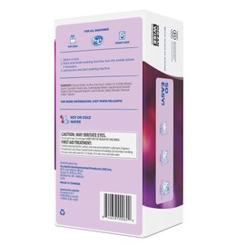 Tru Earth Compact Dry Laundry Detergent Sheets - Up to 768 Loads (384 Sheets) - Paraben-Free - Original Eco-Strip Liquidless Laundry Detergent, Travel Laundry Sheets - Lilac Breeze