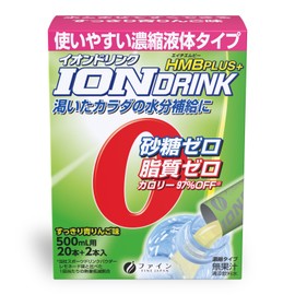 Fine Sports Drink, Ion Drink with HMB, Green Apple Flavor, HMB, Calcium, Potassium, Magnesium, 22 Packets