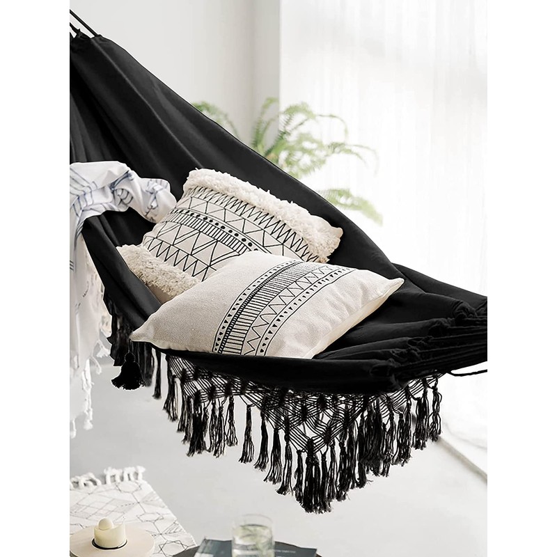 Hammock Double Hammocks for Outside Camping Cotton Canvas Fabric Brazilian